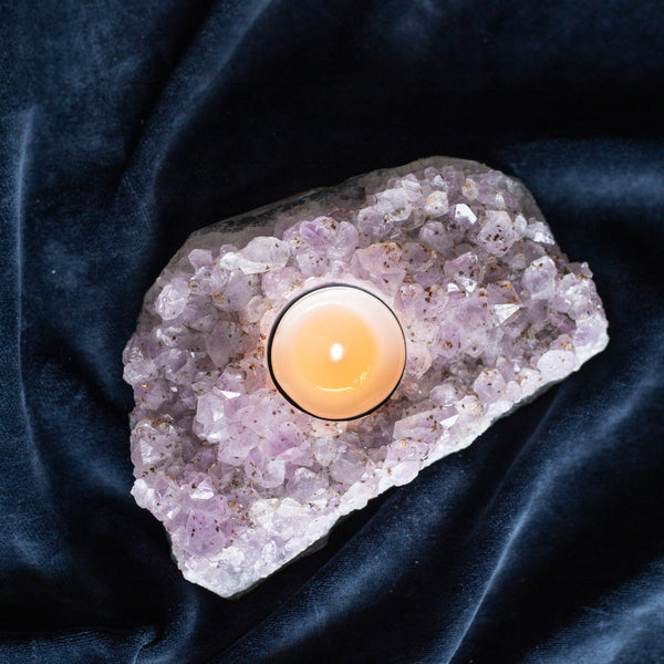 Amethyst Tealight Holder